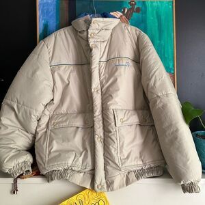 Avon Michelin Light Beige Puffer Jacket for Men M
